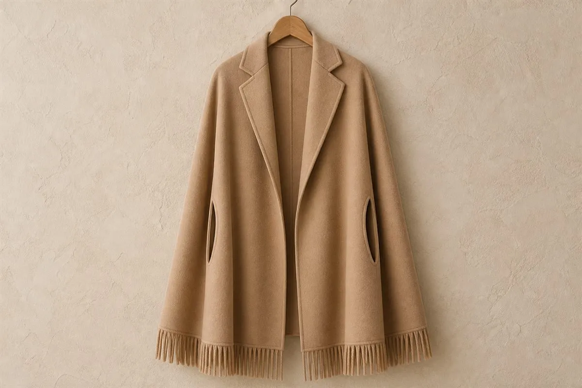Iconique Cape Oversize en Pure Laine N°10