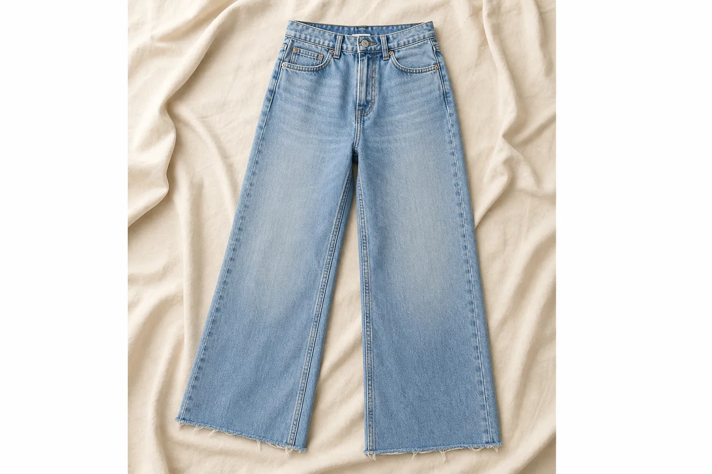 Jean Wide Leg Taille Haute